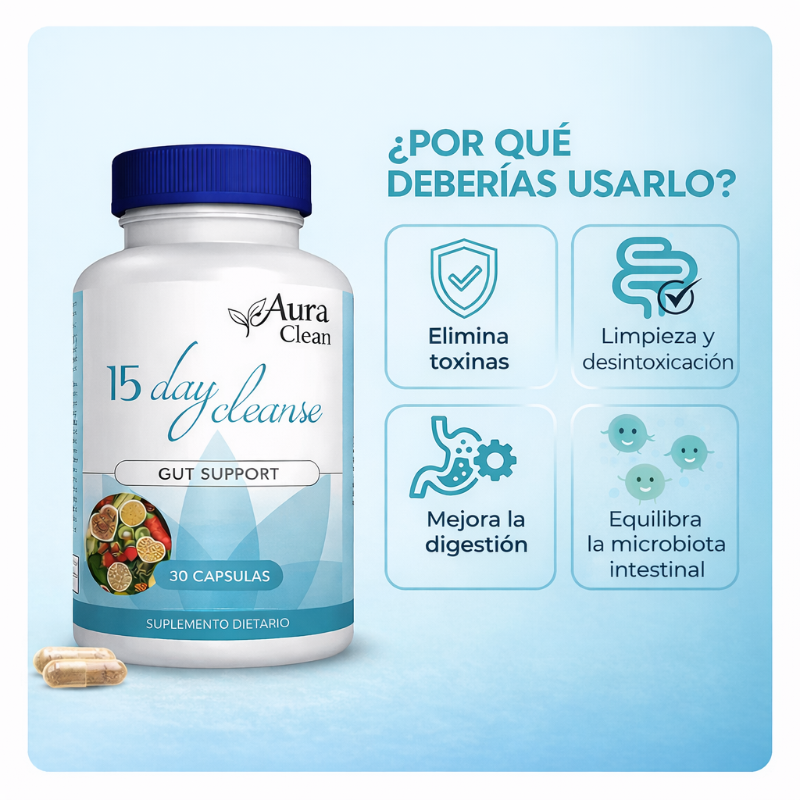 Aura Clean™ Limpieza Intestinal Profunda 15 Días